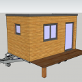 Plan 3d agrandissement maison sur roues
